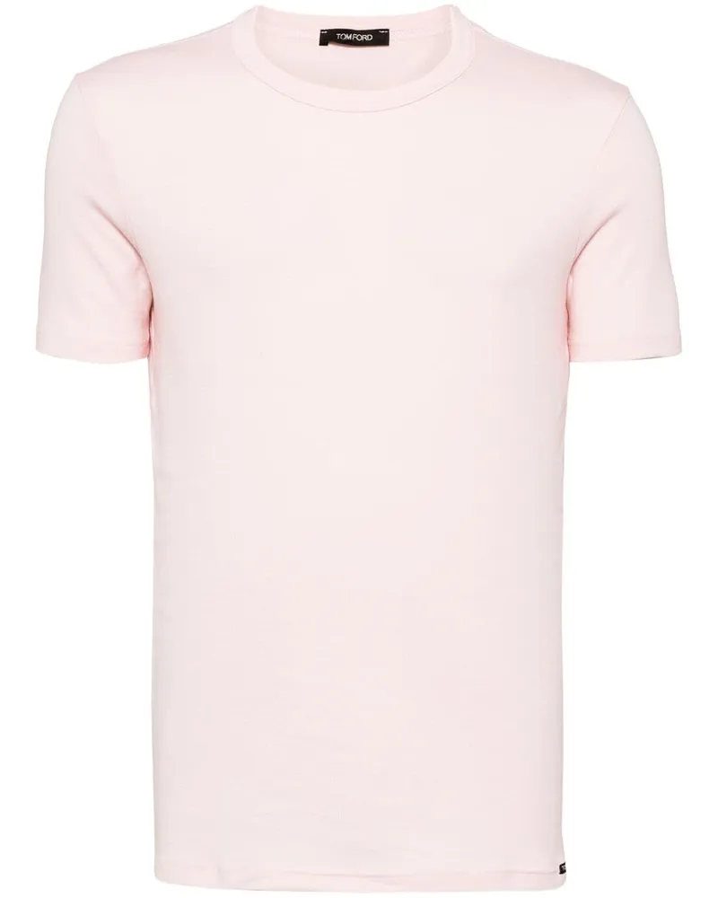 Tom Ford T-Shirt mit Rundhalsausschnitt - Rosa Rosa