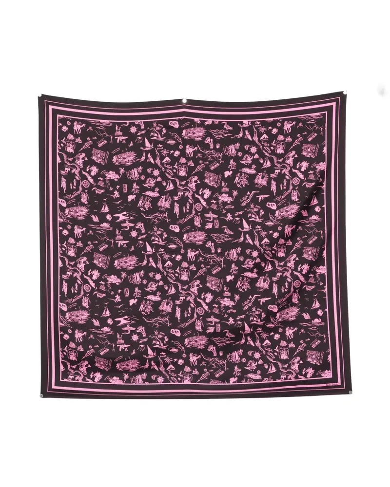 Paul Smith square-shape silk scarf - Violett Violett