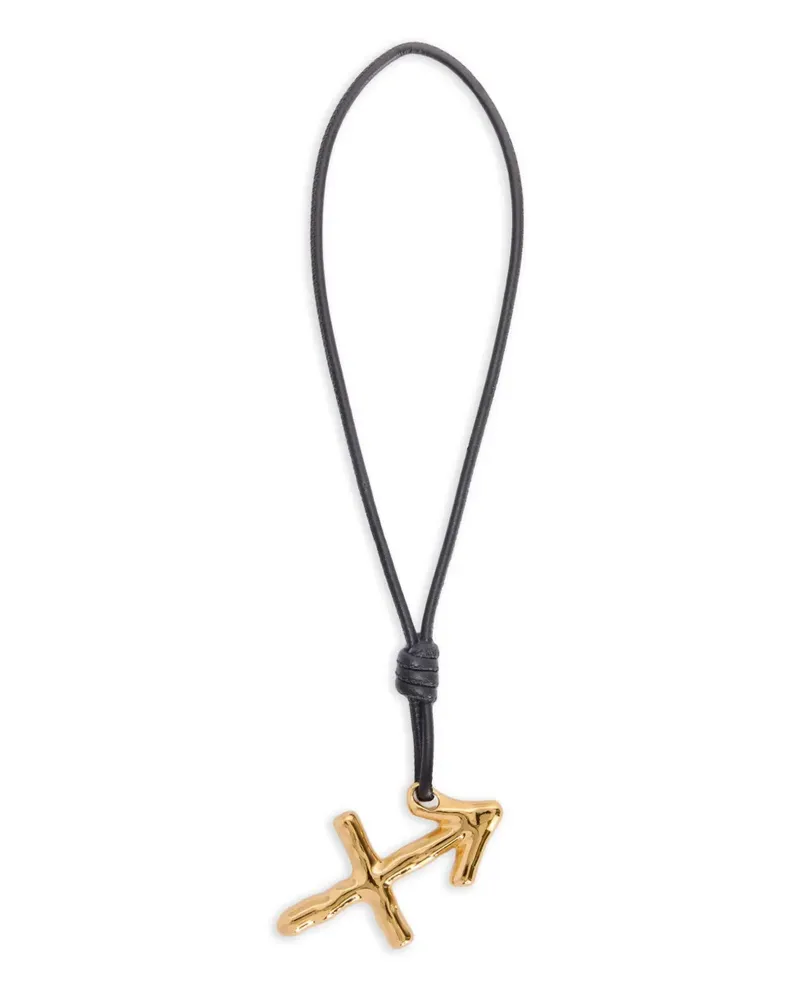Jil Sander Zodiac Halskette mit Anhänger - Gold Gold