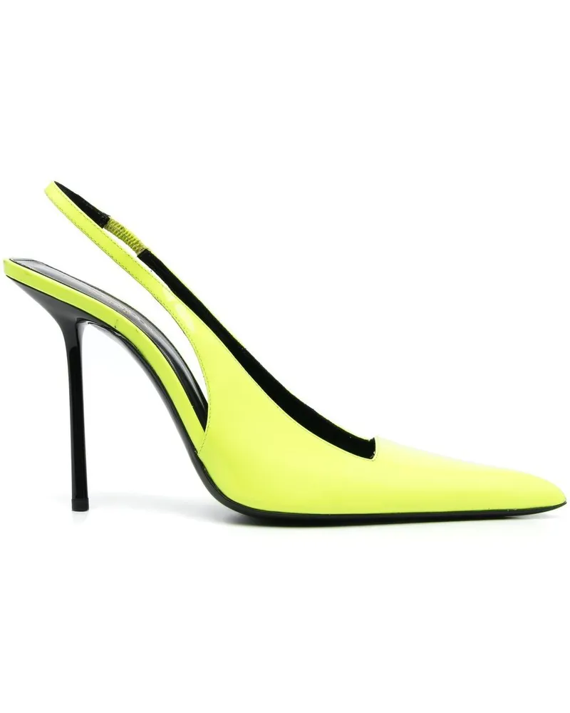 Saint Laurent Kiss Slingback-Pumps 115mm - Grün Grün