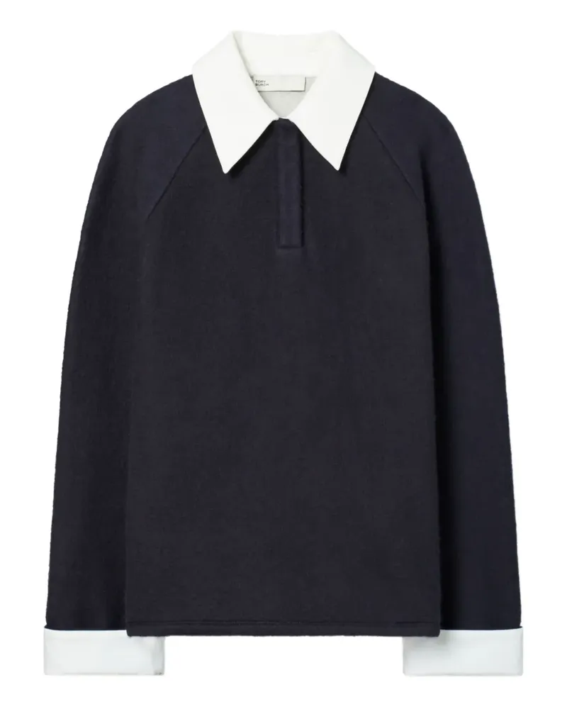 Tory Burch Rugby Poloshirt - Blau Blau