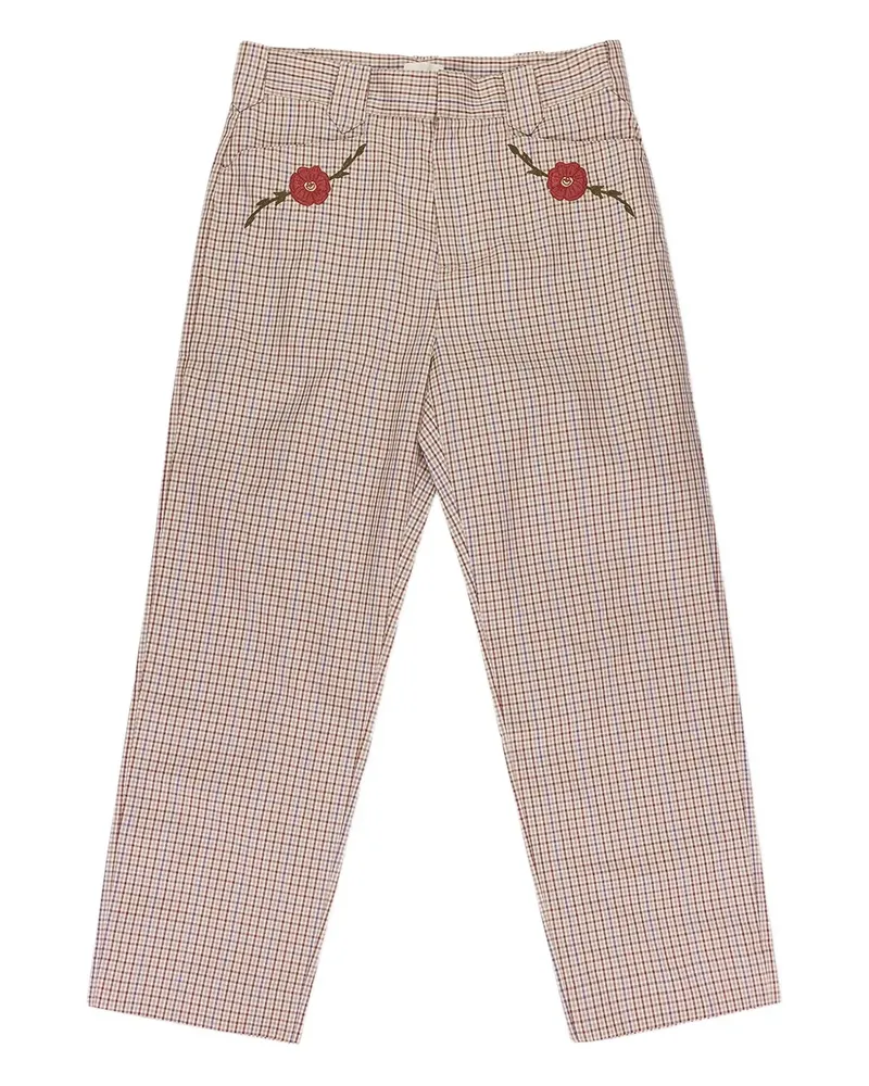 Aimé Leon Dore Western Heritage Hose mit Karomuster - Braun Braun