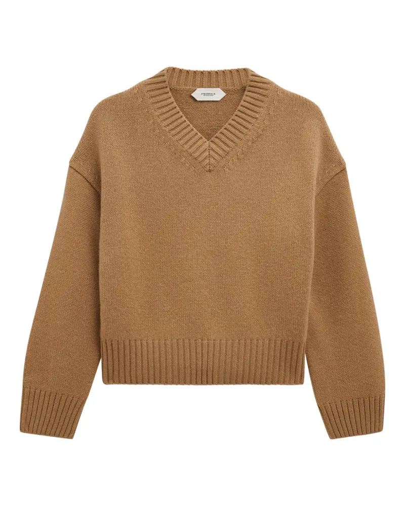 Pringle of Scotland Kaschmirpullover mit V-Ausschnitt - Braun Braun