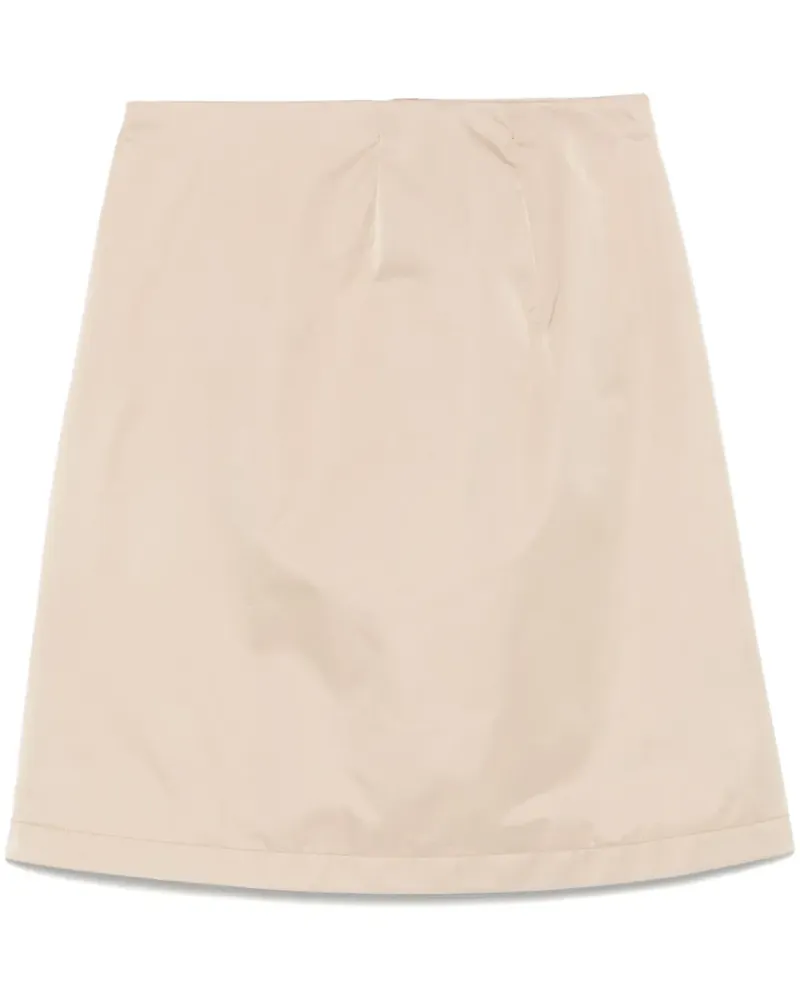 Moncler Midirock in A-Linie - Nude Nude