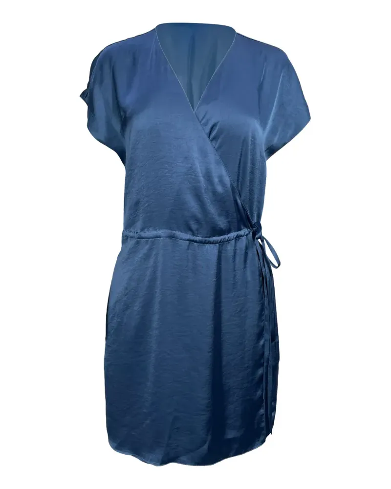 Theory wrap V-neck playsuit - Blau Blau