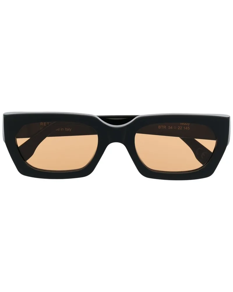 RETROSUPERFUTURE Sonnenbrille mit eckigem Gestell Schwarz