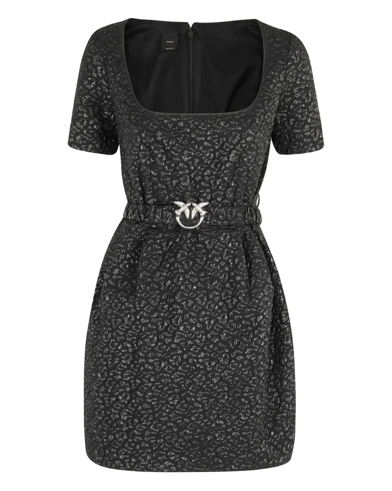 Pinko Araceli belted mini dress - Schwarz Schwarz
