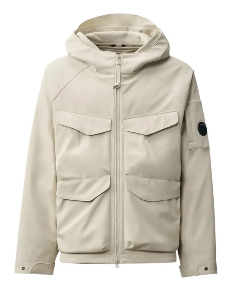 C.P. Company Kapuzenjacke mit Reißverschluss - Nude Nude