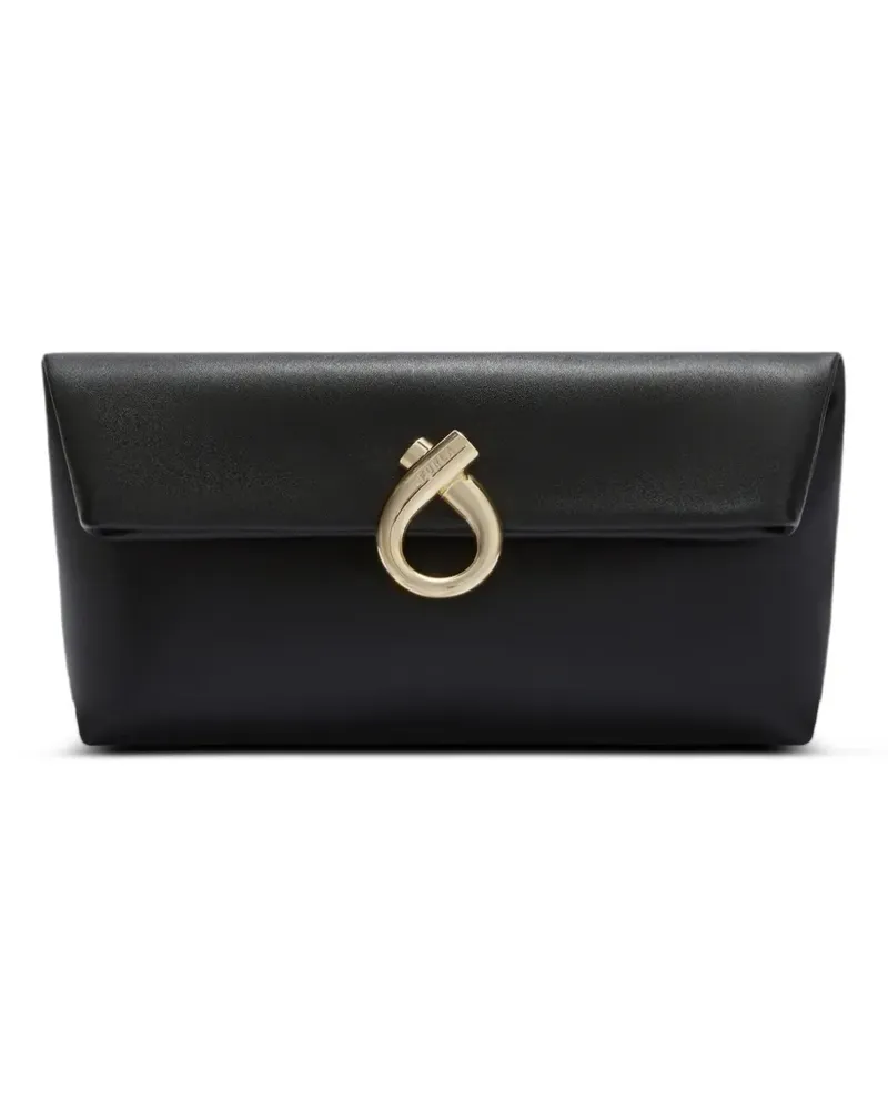 Furla M Mianova leather clutch bag - Schwarz Schwarz