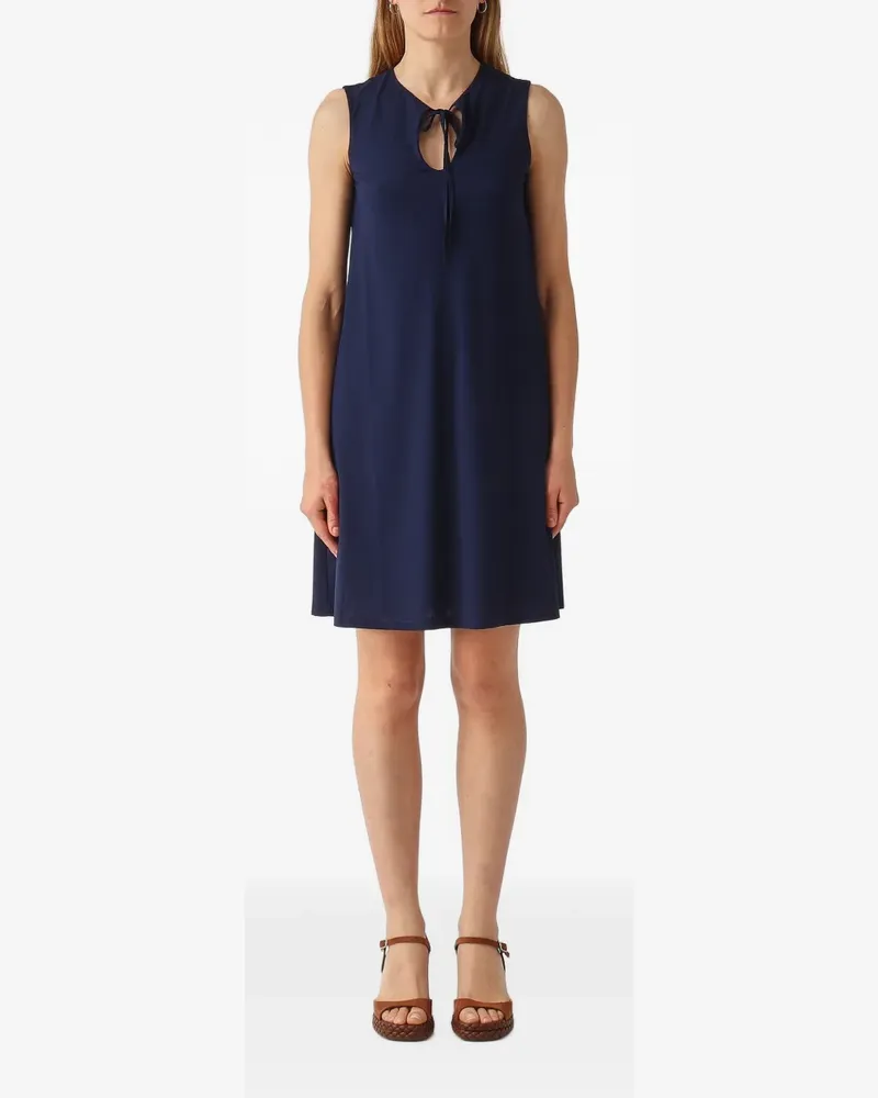 Maliparmi Ärmelloses Minikleid - Blau Blau