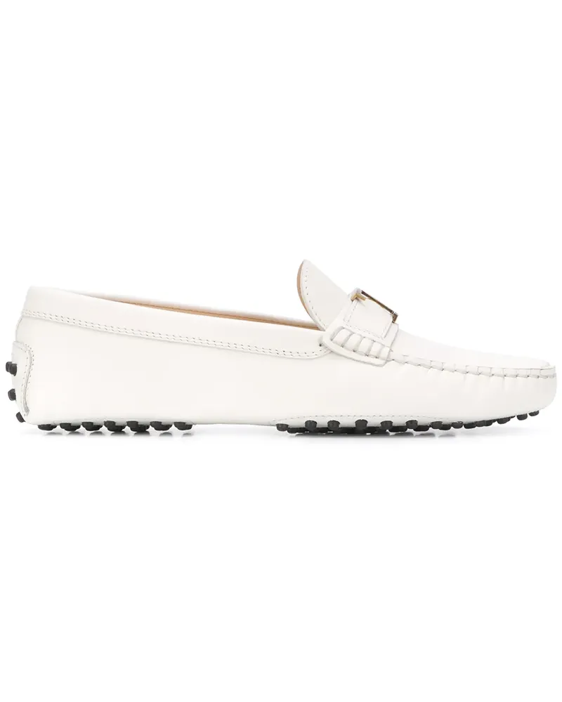 TOD'S Gommino' Loafer - Weiß Weiß