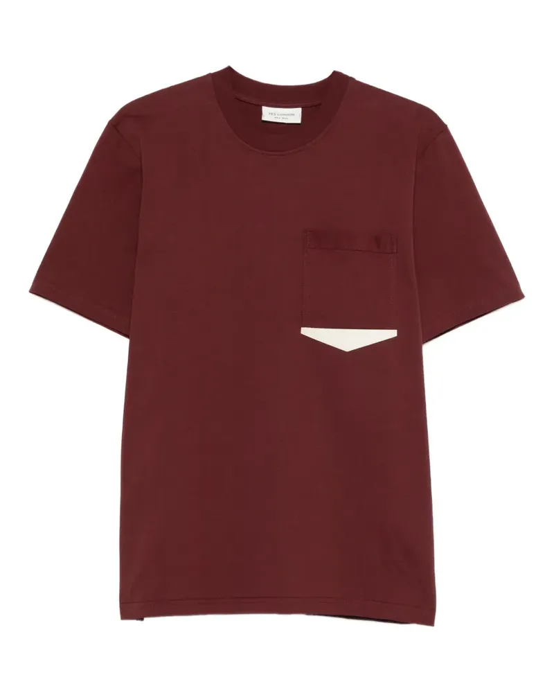 Yes London pocket T-shirt - Rot Rot