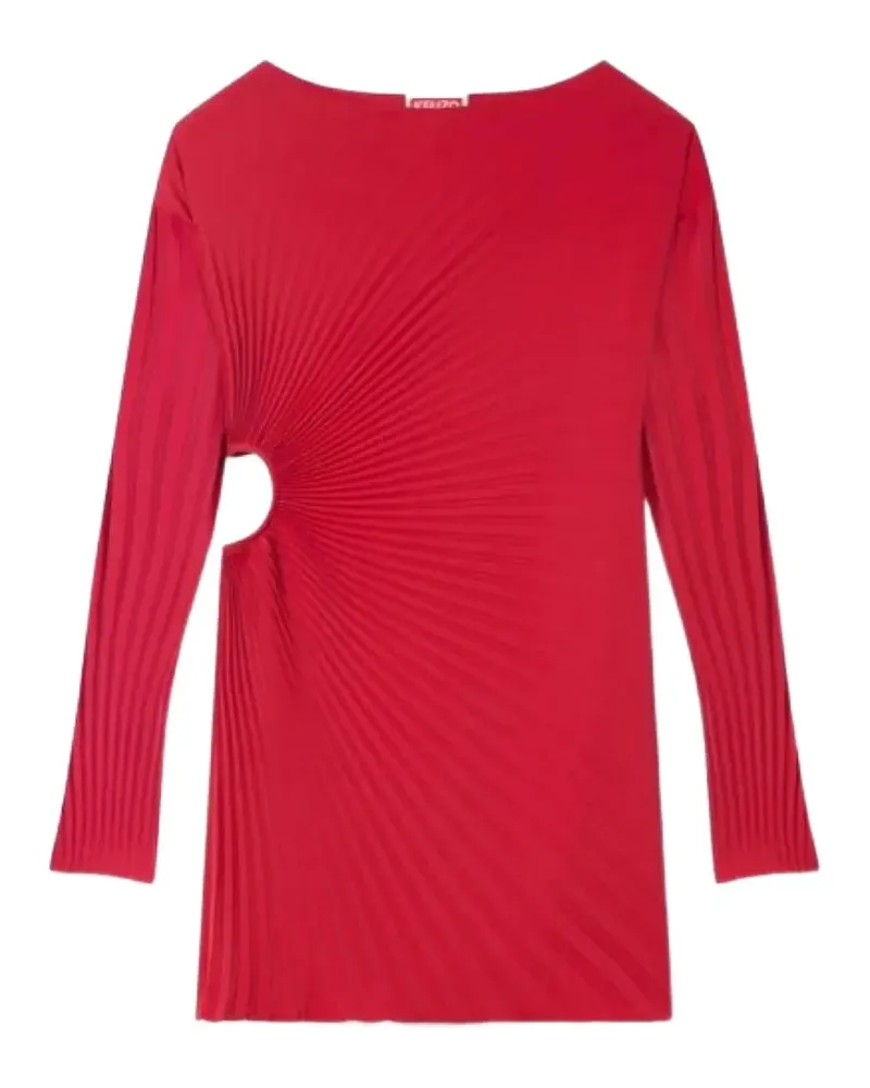 Kenzo pleated mini dress - Rot Rot