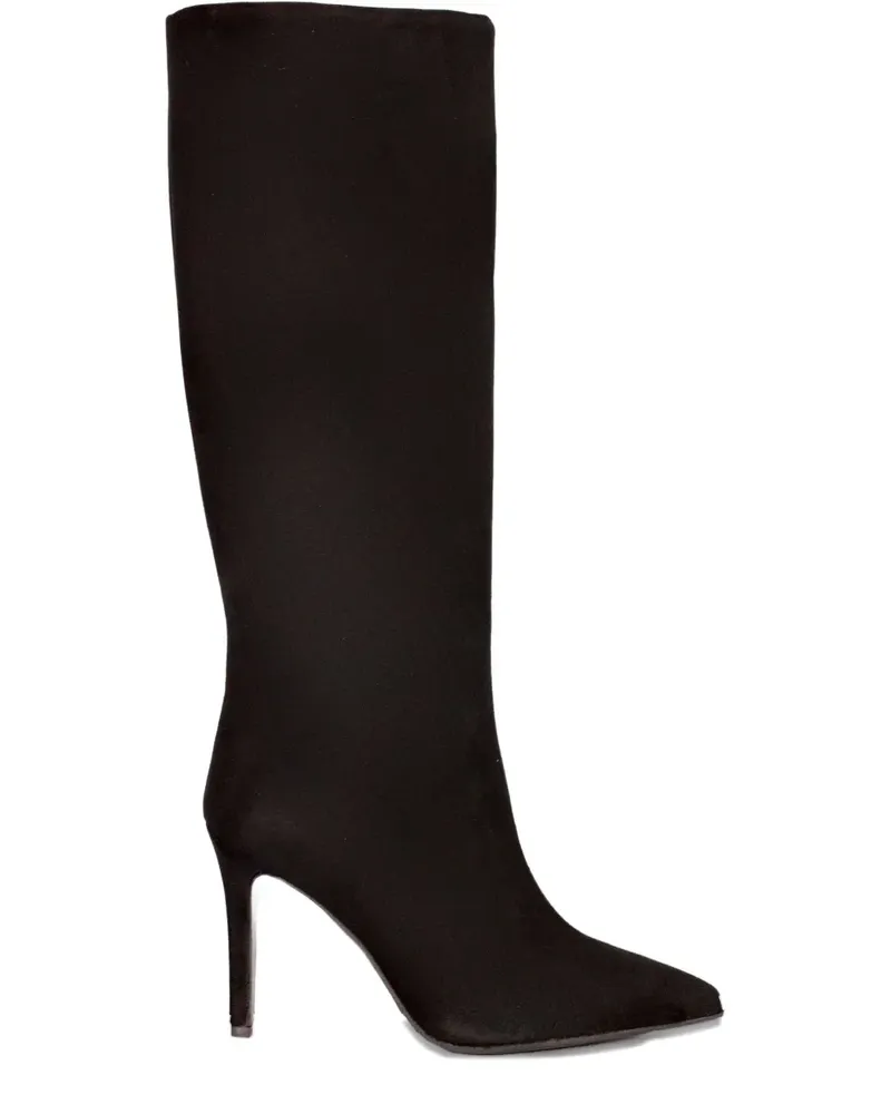 Francesco Russo Stiefeletten mit spitzer Kappe 80mm - Schwarz Schwarz