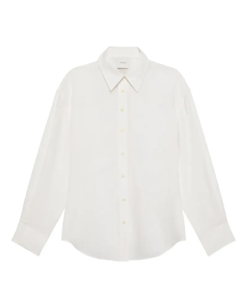 Calvin Klein voile shirt - Weiß Weiß