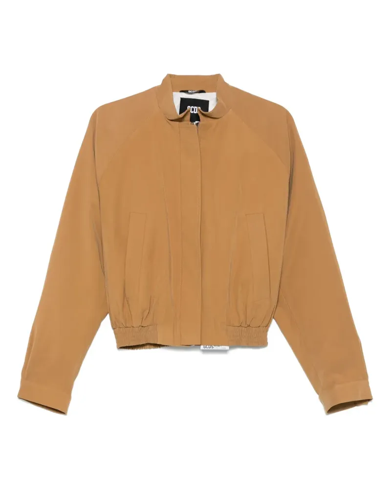 GCDS Cropped-Bomberjacke - Braun Braun