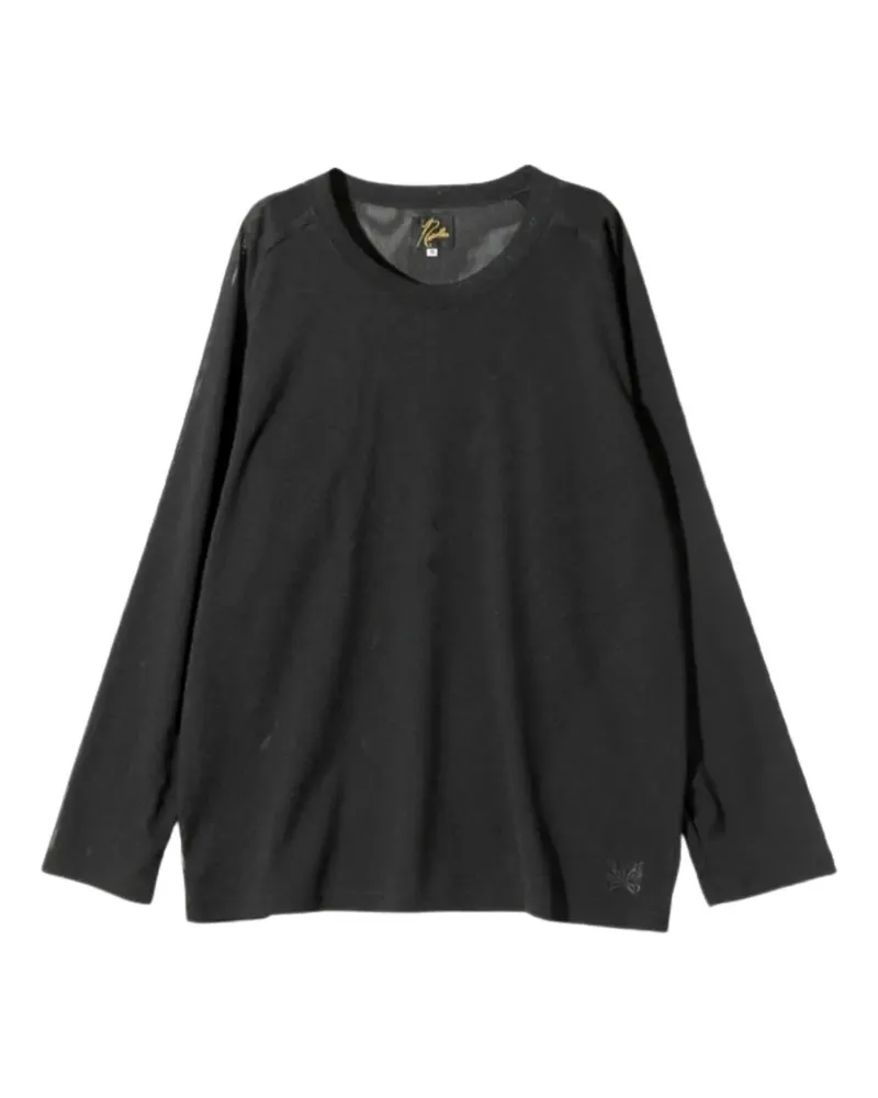 NEEDLES Klassisches Langarmshirt - Schwarz Schwarz