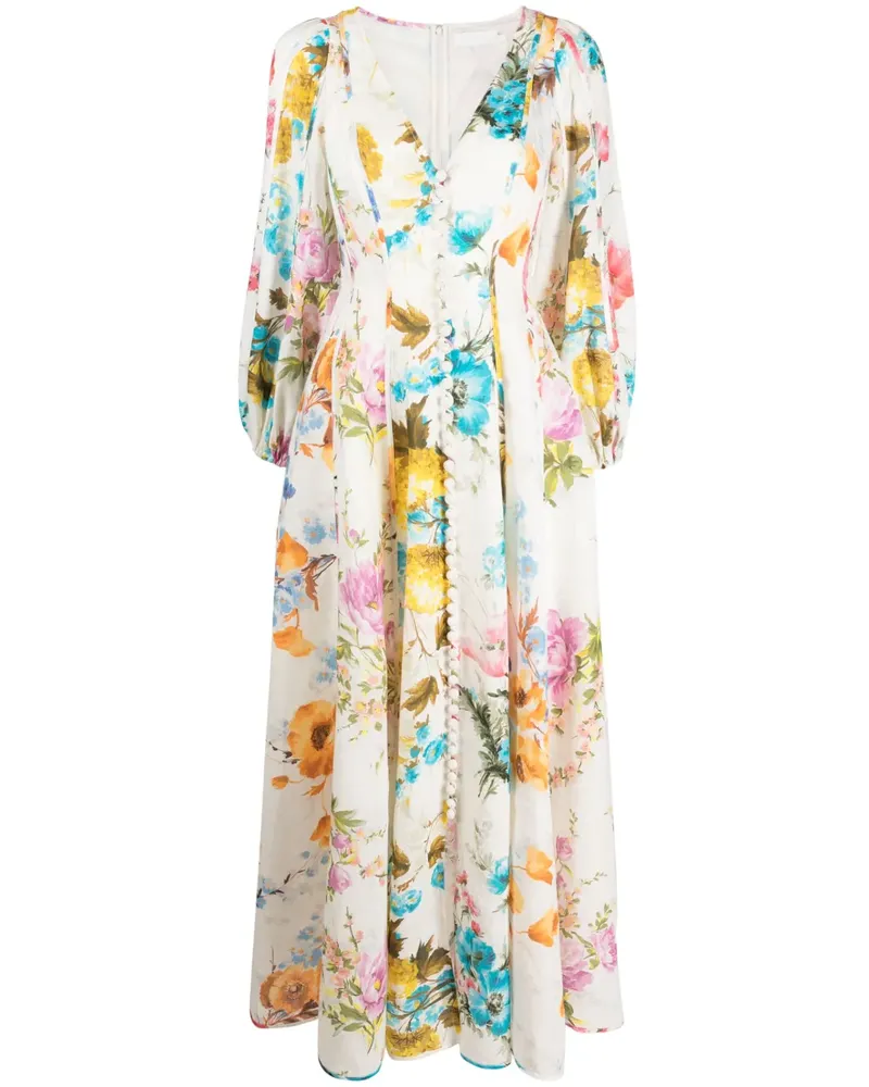 Zimmermann Halcyon Oberteil mit Print - Weiß Weiß