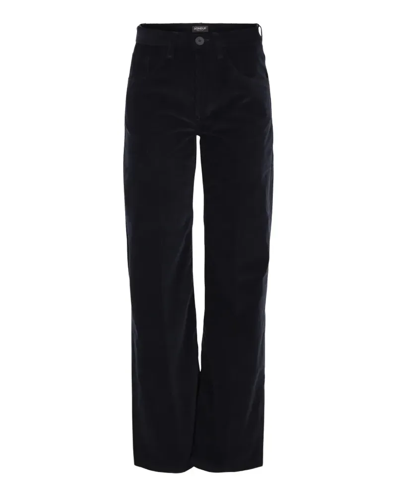 Dondup Jacklyn corduroy-texture jeans - Blau Blau