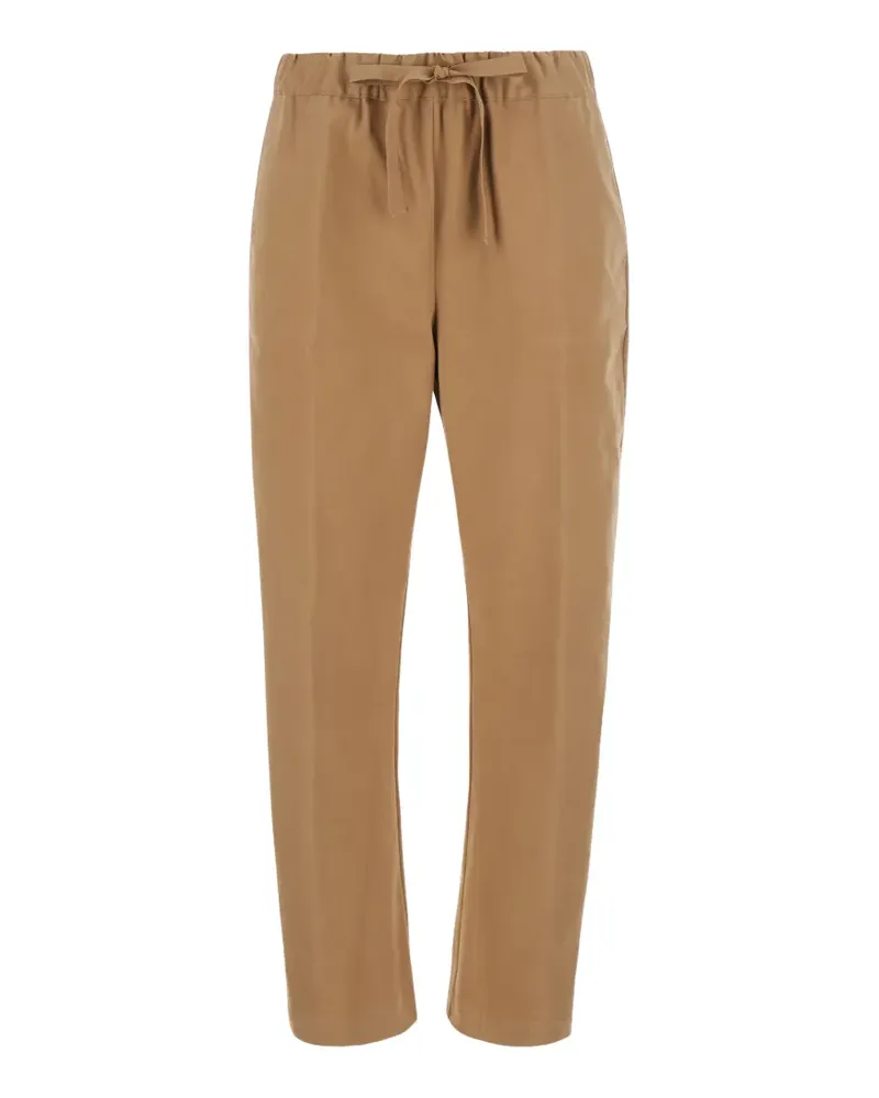 Semicouture Buddy Tapered-Hose mit Kordelzug - Nude Nude