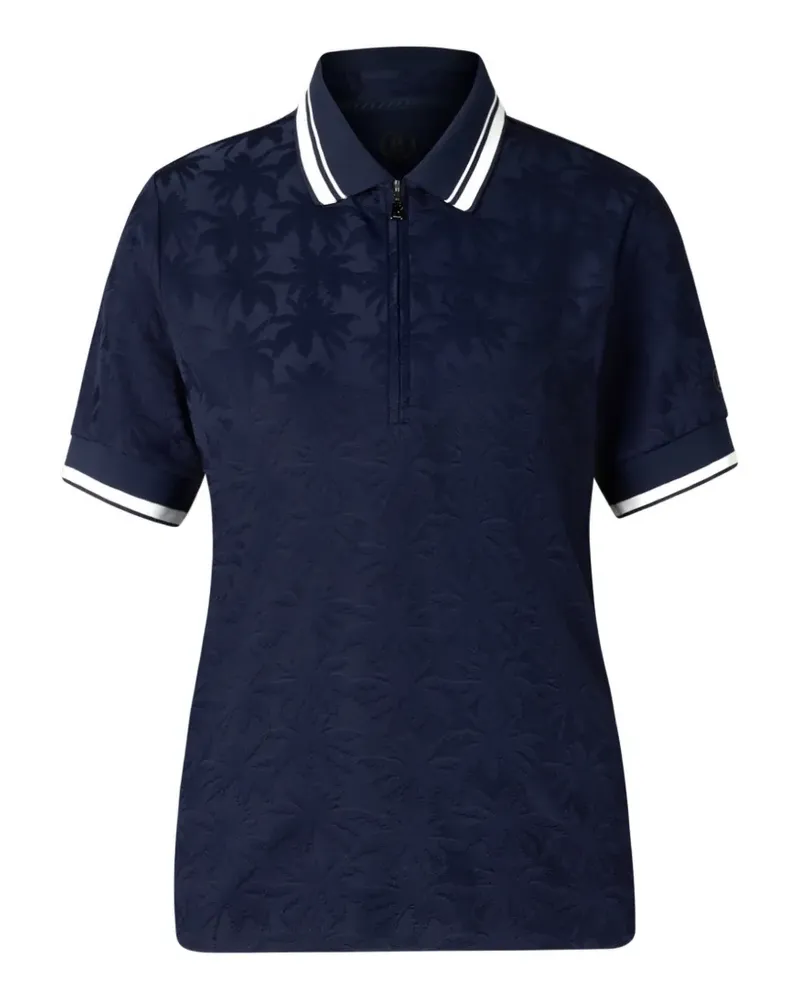 Bogner Konny Poloshirt aus Jacquard-Strick - Blau Blau