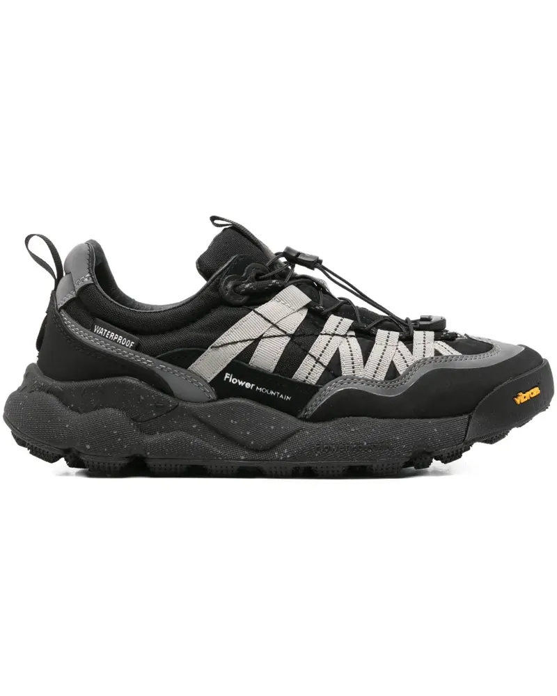 Flower MOUNTAIN Wasserdichte Slip-On-Sneakers - Schwarz Schwarz