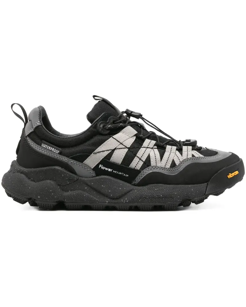 Flower MOUNTAIN Wasserdichte Slip-On-Sneakers - Schwarz Schwarz