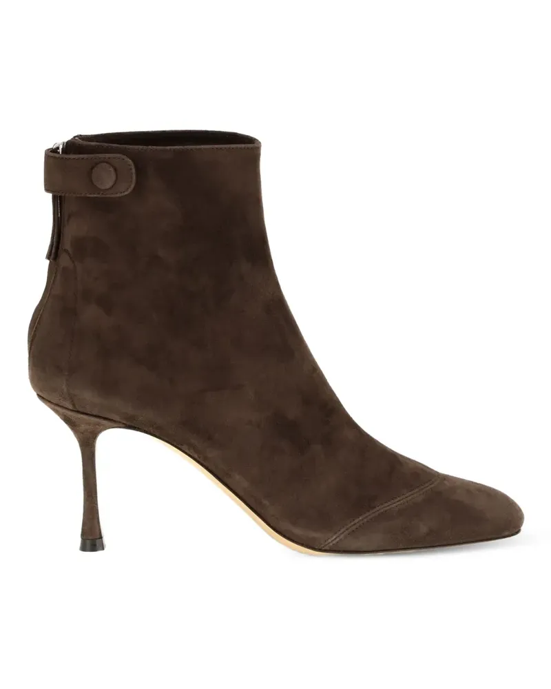 Francesco Russo R1B830 Stiefeletten aus Wildleder - Braun Braun