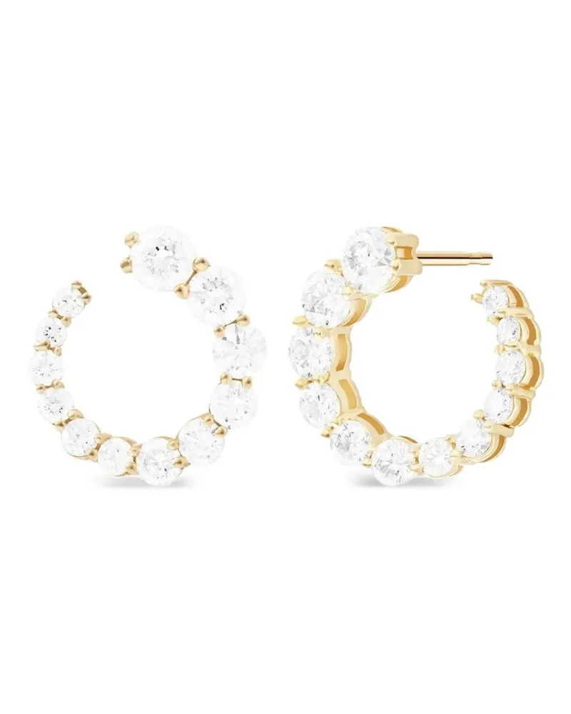 Melissa Kaye 18kt Aria Gelbgoldohrringe mit Diamant Gold
