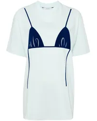 pushBUTTON Blue Bikini T-Shirt Blau