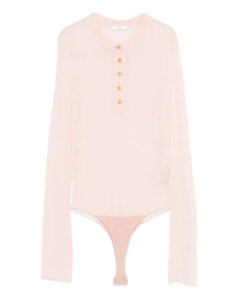 Haikure Langärmeliger Body - Rosa Rosa