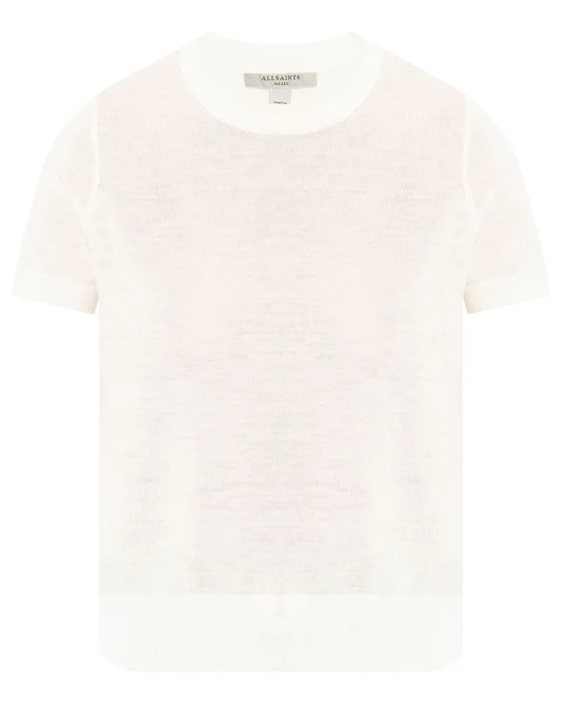 AllSaints Bern Strickoberteil - Weiß Weiß