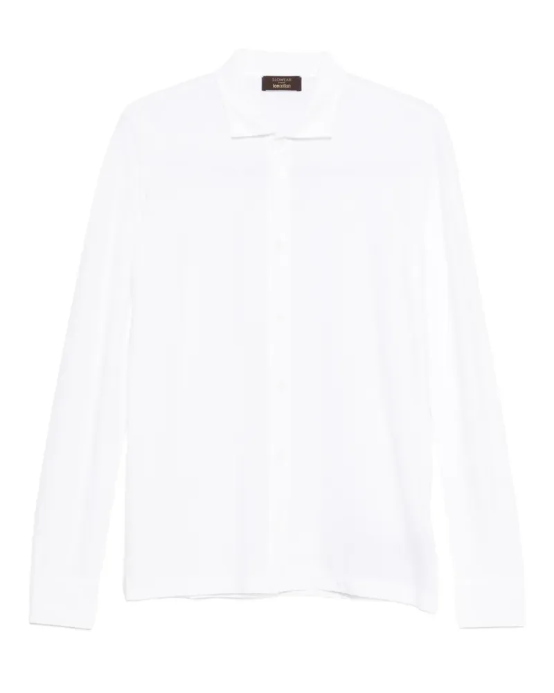 Zanone Langärmeliges Hemd - Weiß Weiß