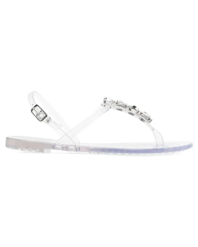 Casadei Sandalen mit Kristallen - Weiß Weiß