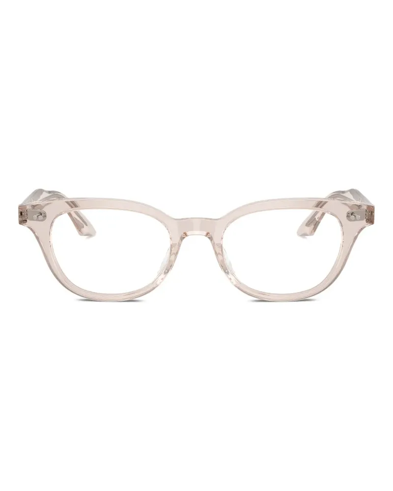 Oliver Peoples patterned square-frame glasses - Rosa Rosa