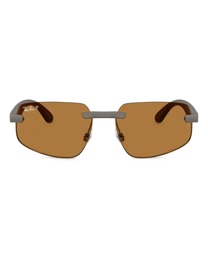 Ray Ban Rahmenlose Sonnenbrille - Grau Grau