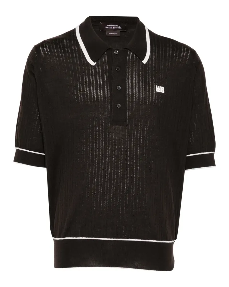 Wales Bonner Blessings Poloshirt - Braun Braun