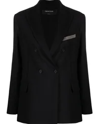 Fabiana Filippi Doppelreihiger Blazer Schwarz