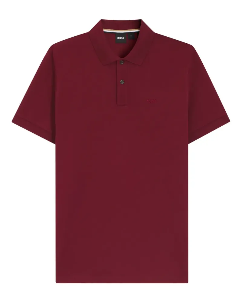 HUGO BOSS Poloshirt mit Logo-Stickerei - Rot Rot