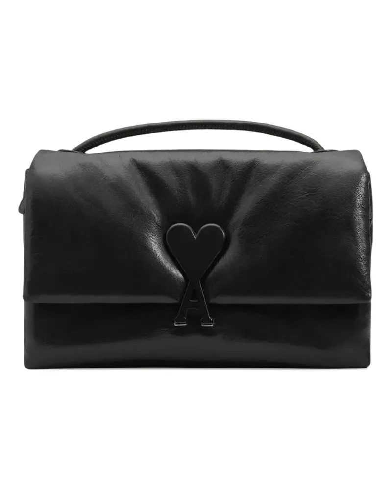 AMI Paris Voulez Vous heart-motif bag - Schwarz Schwarz