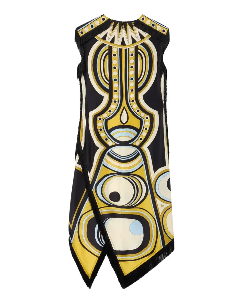 La DoubleJ scarf dress - Schwarz Schwarz