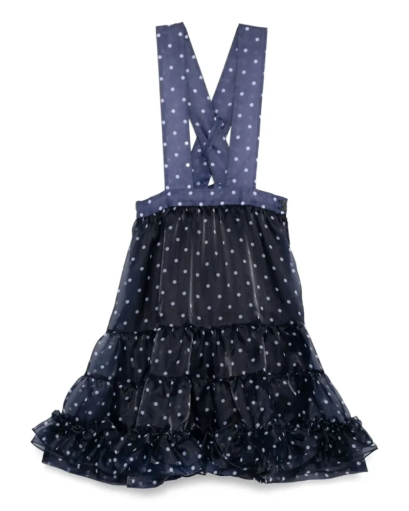 Comme des Garçons Kleid mit Polka Dots - Blau Blau