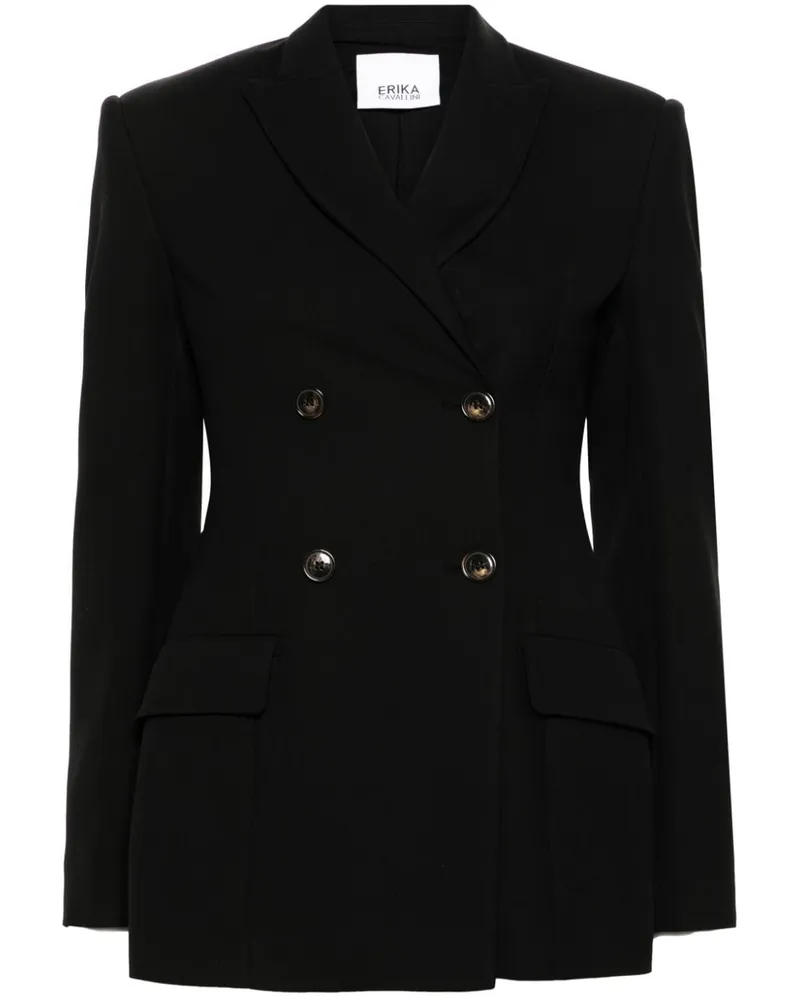 Erika Cavallini Cady Blazer - Schwarz Schwarz