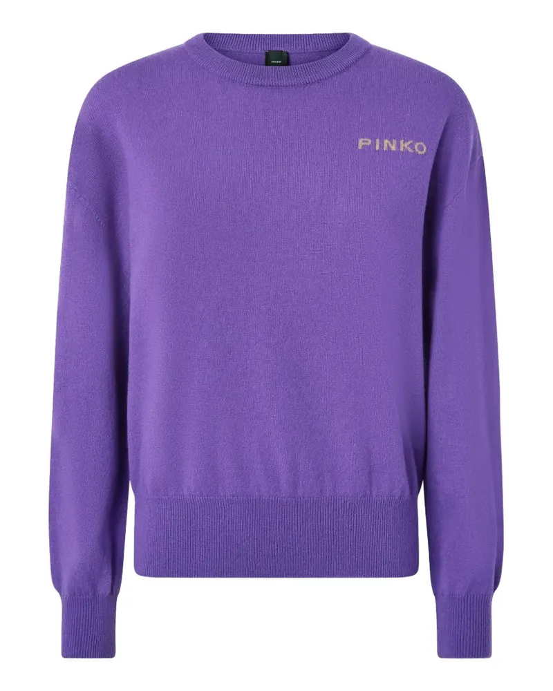 Pinko Love Birds Pullover - Violett Violett