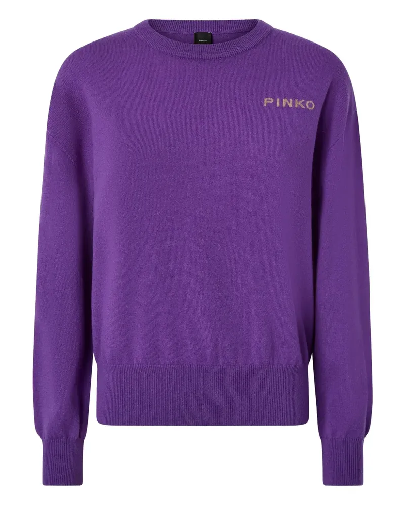 Pinko Love Birds Pullover - Violett Violett