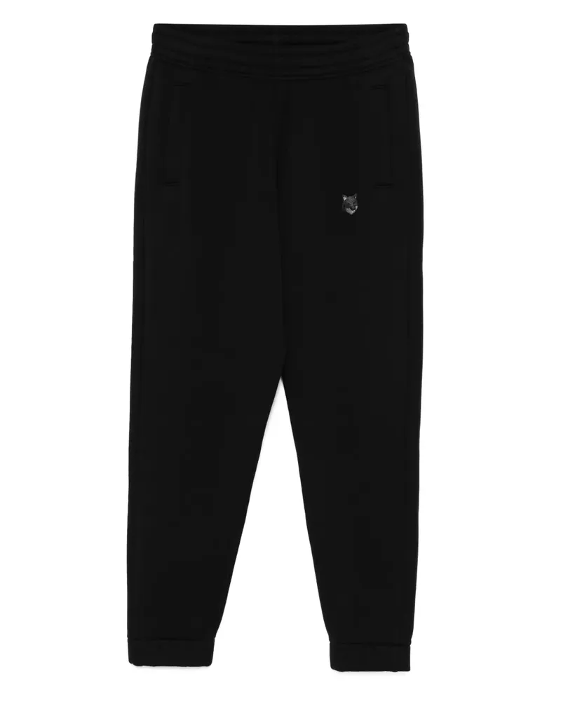 Kitsuné Jogginghose mit Bold Fox Head-Patch - Schwarz Schwarz