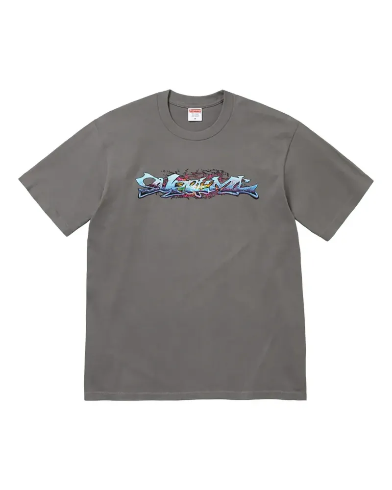 Supreme Being T-Shirt mit Anhänger - Grau Grau