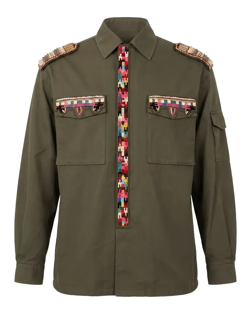Valentino Garavani military shirt jacket - Grün Grün
