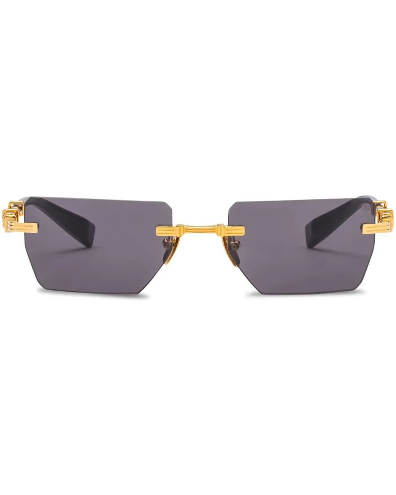 Balmain Rahmenlose Pierre Sonnenbrille - Gold Gold
