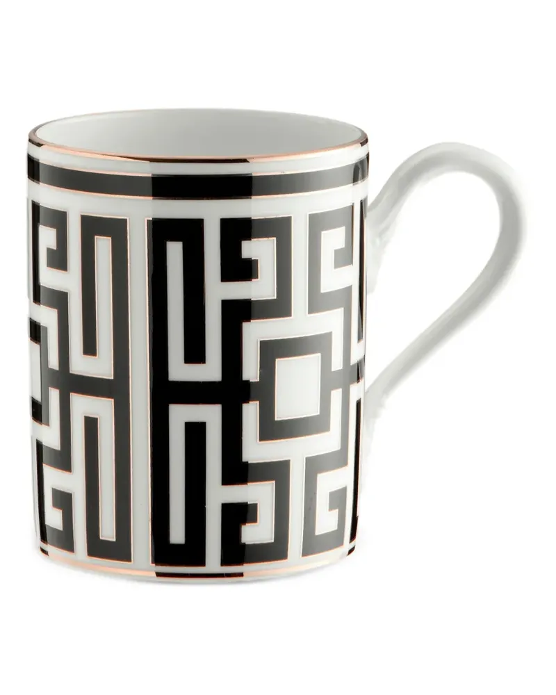 Ginori 1735 Tasse mit Labirinto-Muster - Weiß Weiß